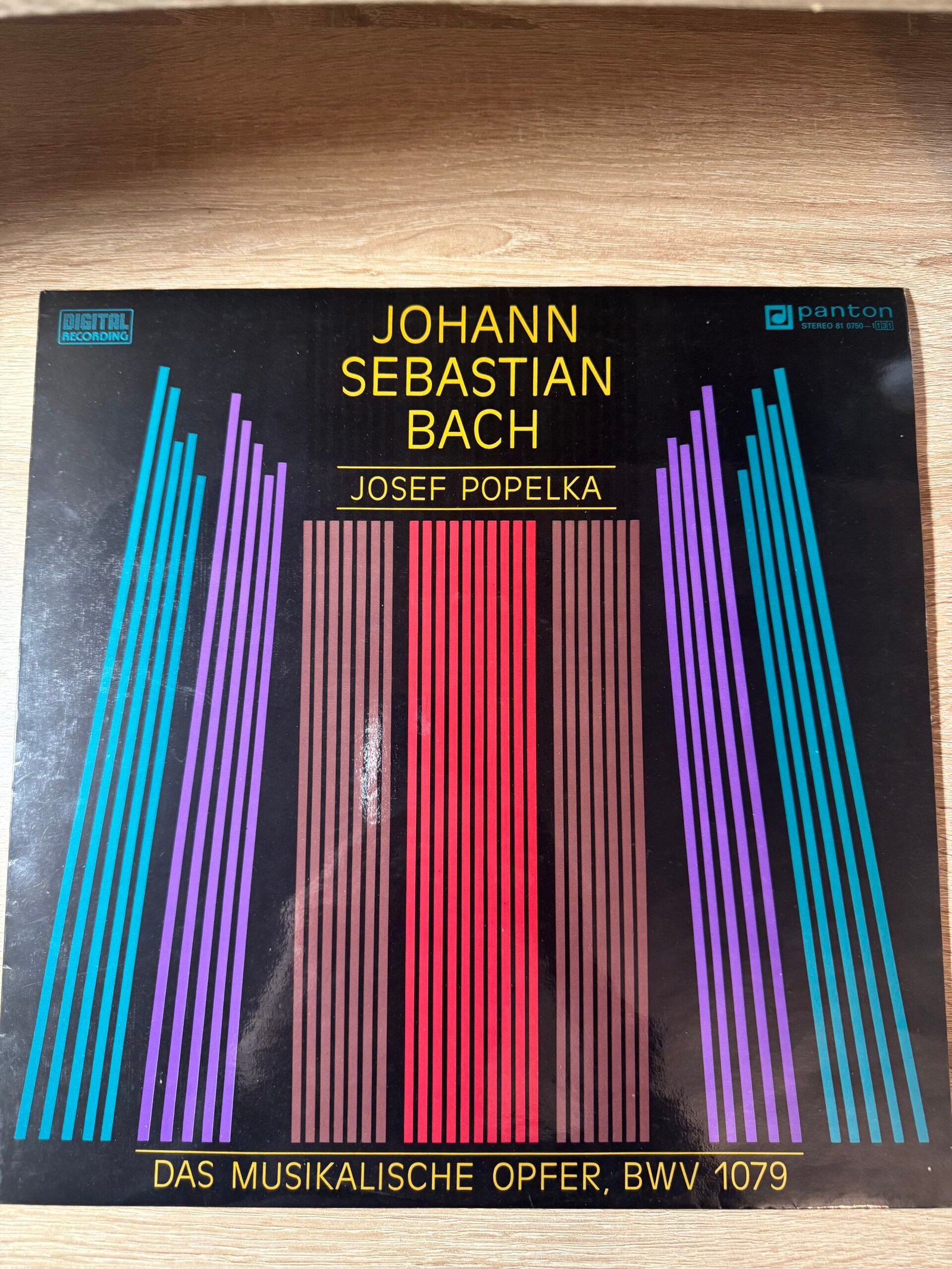 Johann Sebastian Bach – Das Musikalische Opfer BWV 1079 – Josef Popelka – Panton, 1988